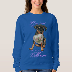Sweatshirt T-shirt Min Pin Heart Maman Long Sleeve