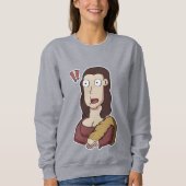 Sweatshirt T-Shirt Mona Lisa (Devant)