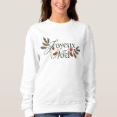 Sweatshirt T-shirt Noël Joyeux Noel (Devant)