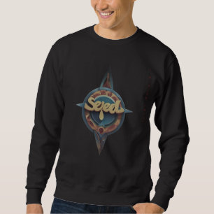 Sweatshirt "T-shirt noir classique à manches longues - Comf i