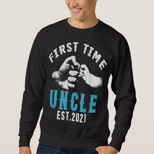 Sweatshirt T-shirt nouvel oncle - Oncle Reveal|Chemises oncle (Devant)