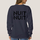 Sweatshirt T-shirt Nuit (Dos)