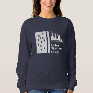 Sweatshirt T-Shirt officiel d'Urban Sketchers Chicago