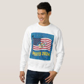 Sweatshirt T-shirt olympique américain (Devant entier)