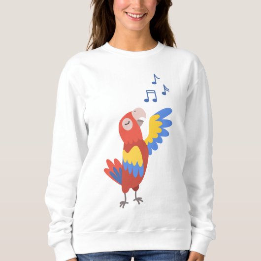 Sweatshirt T-shirt perroquet (Devant)