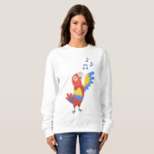 Sweatshirt T-shirt perroquet (Devant entier)