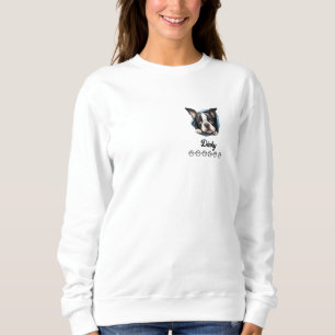 Sweatshirt T-Shirt personnalisé pour chien Boston Terrier