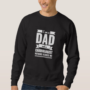 Sweatshirt T-shirt pour homme cardiologue papa Rien ne me fai