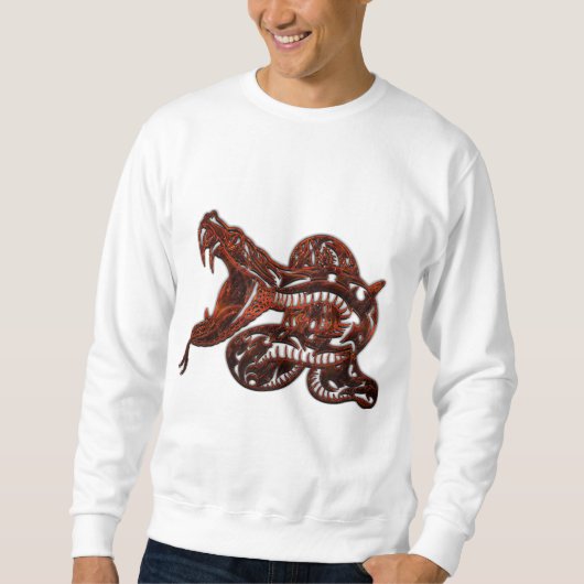 Sweatshirt T-shirt Serpent de bronze (Devant)
