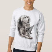 Sweatshirt T-shirt Setter anglais (Devant)