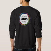 Sweatshirt T-shirt simple logo d'entreprise - impression avan (Dos)