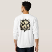 Sweatshirt T-shirt situation Win-Win (Dos entier)