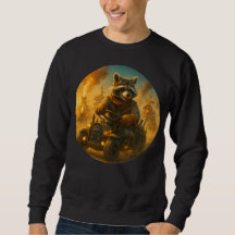 T-shirt Steampunk – Raton laveur aventureux en sty