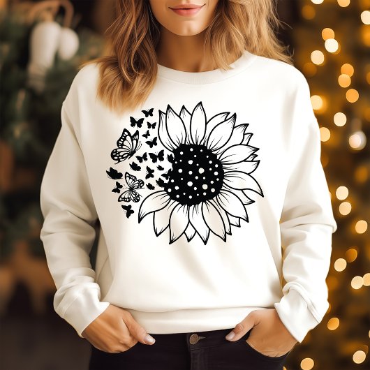 Sweatshirt T-shirt tournesol