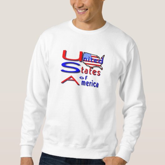 Sweatshirt T-shirt USA (Devant)