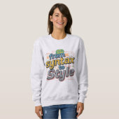 Sweatshirt T-shirt Vibrant De Syntaxe À Style Codage Créatif (Devant entier)