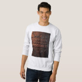 Sweatshirt T-ShirtTout est Possible avec Dieu – Matthieu (Devant entier)