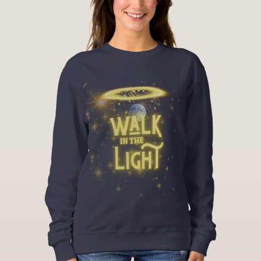 Sweatshirt T-ShirtWalk in the Light - Christian Halloween Art (Devant)