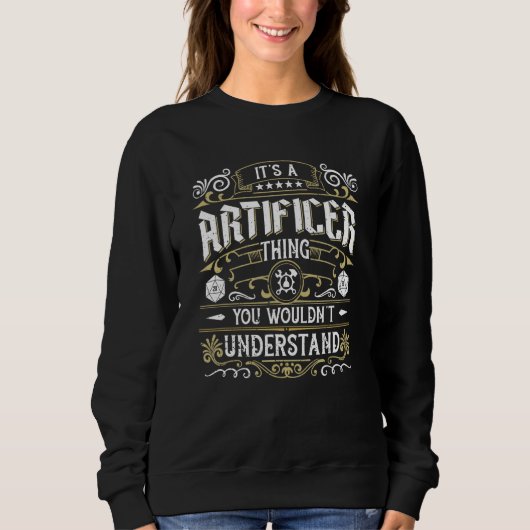 Sweatshirt Table de jeu de rôle sur table Artificier Jeu Rpg (Devant)