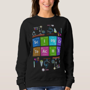 Sweatshirt Table périodique Chimie Nerd Science Enseignant Ch
