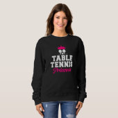 Sweatshirt Table Tennis Princess   (Devant entier)