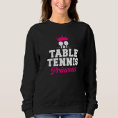 Sweatshirt Table Tennis Princess   (Devant)