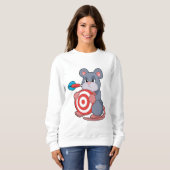 Sweatshirt Tableau de bord fléchettes de souris (Devant entier)