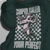 Sweatshirt Tableau de contrôle vert avec jolie Saint-Valentin