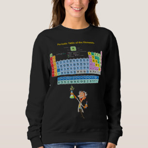 Sweatshirt Tableau périodique chimique des éléments Graphique