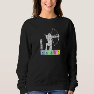 Sweatshirt Tableau Périodique Des Éléments Tir À L'Arc