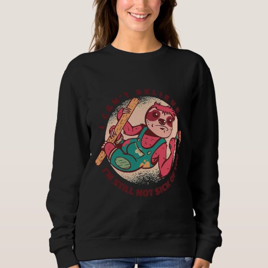 Sweatshirt Tableaux Sloth Funny Animal Nap Sloth 15 (Devant)