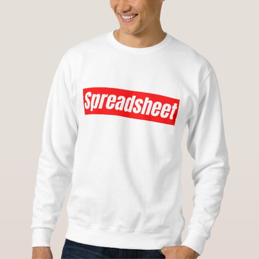 Sweatshirt Tableur - Comptable Drôle (Devant)