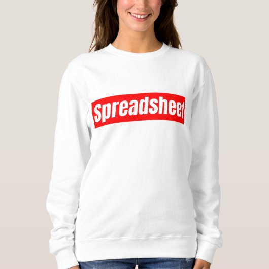 Sweatshirt Tableur - Comptable drôle (Devant)