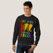 Sweatshirt Taco Bout 100 Days Of School Taco Lover Teacher St (Devant entier)