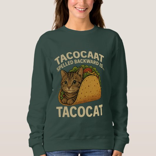 Sweatshirt TACOCAT RÉGLÉ EN ARRIÈRE-PLAN EST...- Love Cat Et (Devant)