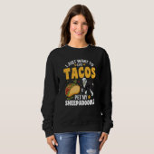 Sweatshirt Tacos Doodle Dog Sheepadoodle (Devant entier)