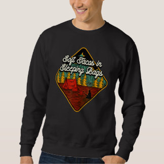Sweatshirt Tacos Doux En Sacs Dormir Camping Humour Camper