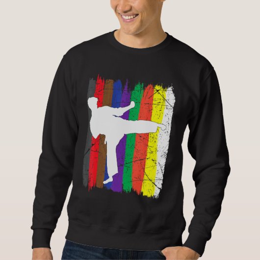 Sweatshirt Taekwondo Belts Martial Arts Karate Tae Kwon Do Ki (Devant)