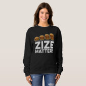 Sweatshirt Taille compte pour hamburger (Devant entier)