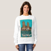 Sweatshirt Taïwan | Pagode Du Dragon Et Du Tigre (Devant entier)