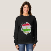Sweatshirt Tajikistan Splash (Devant entier)