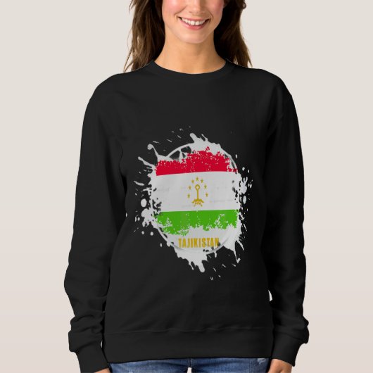 Sweatshirt Tajikistan Splash (Devant)