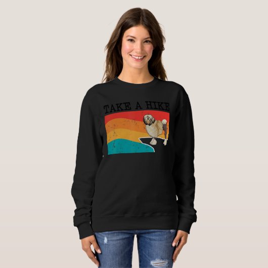 Sweatshirt Take A Hike Lowchen Graphic Hiking (Devant entier)