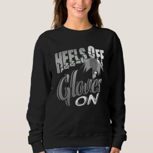 Sweatshirt Talons Filles Sur Boxe Humour Fille Boxer 1