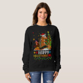 Sweatshirt Tamia Animal Tamia heureux Hellothanksmas (Devant entier)