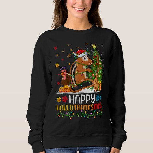 Sweatshirt Tamia Animal Tamia heureux Hellothanksmas (Devant)
