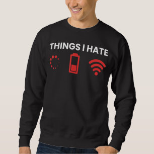 Sweatshirt Tampon Nerd de l'ordinateur du programmeur de tamp
