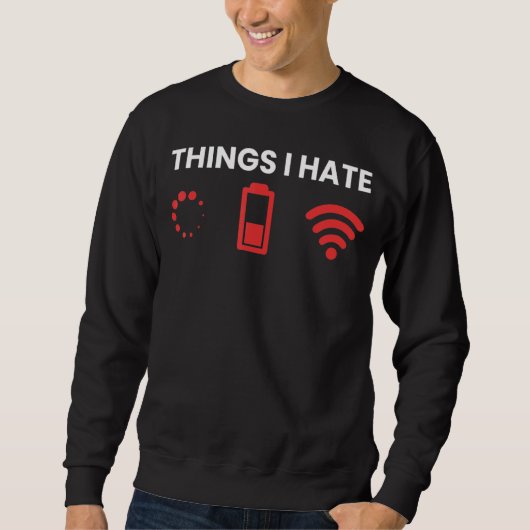 Sweatshirt Tampon Nerd de l'ordinateur du programmeur de tamp (Devant)