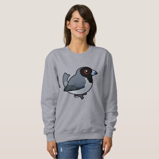 Sweatshirt Tanager à face noire Birdorable (Devant entier)