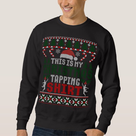 Sweatshirt Tancing Christmas Step Dancer Ballroom Ugly Sw (Devant)